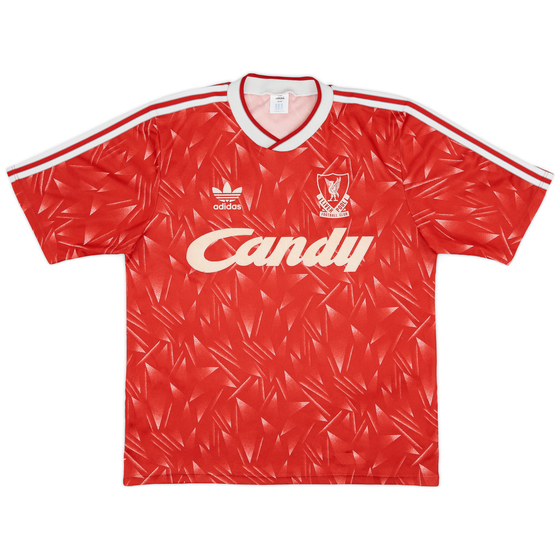 1989-91 Liverpool Home Shirt - 7/10 - (M/L)