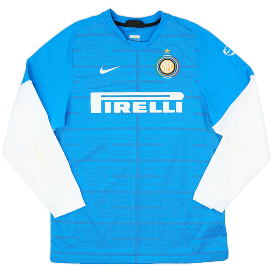 2009-10 Inter Milan Nike L/S Training Shirt - 8/10 - (L.Boys)