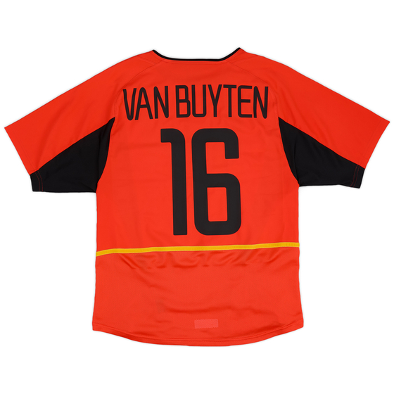2002-04 Belgium Home Shirt Van Buyten #16 - 8/10 - (S)