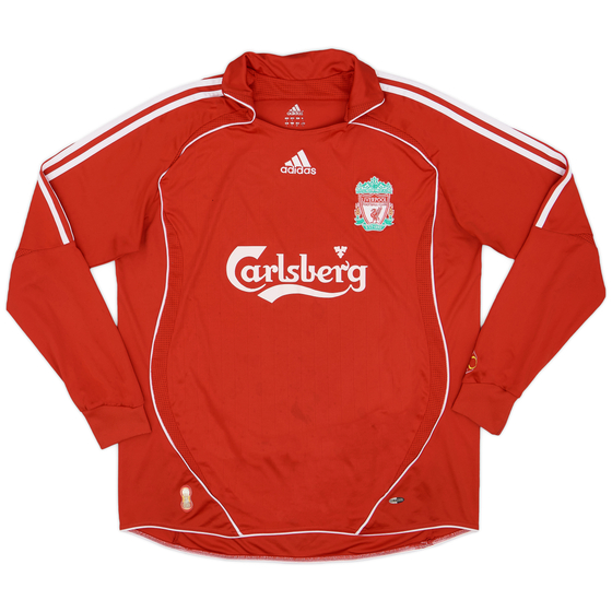 2006-08 Liverpool Home L/S Shirt - 5/10 - (L)