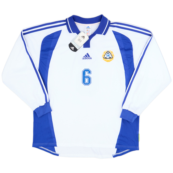2000-02 Finland Player Issue Home L/S Shirt #6 (XL)