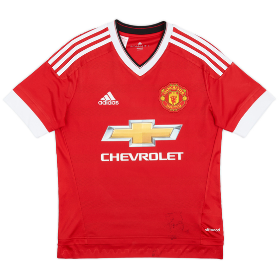 2015-16 Manchester United Home Shirt - 6/10 - (L.Boys)