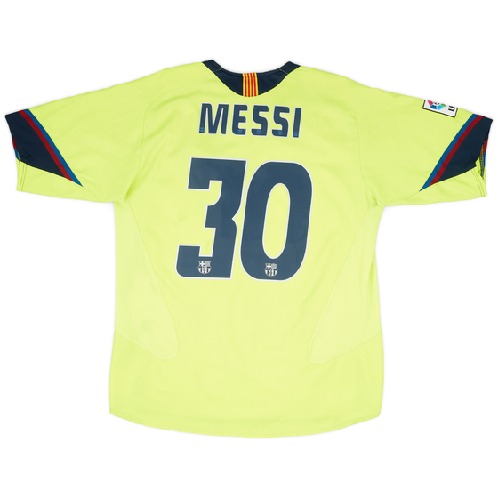 2005-06 Barcelona Away Shirt Messi #30 - 8/10 - (L)