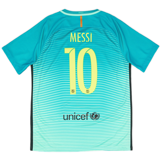 2016-17 Barcelona Third Shirt Messi #10 - 9/10 - (L)