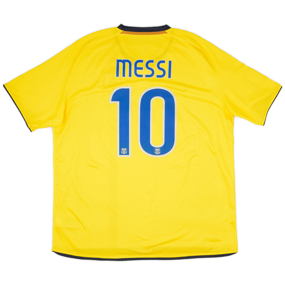 2008-10 Barcelona Away Shirt Messi #10 - 8/10 - (XXL)