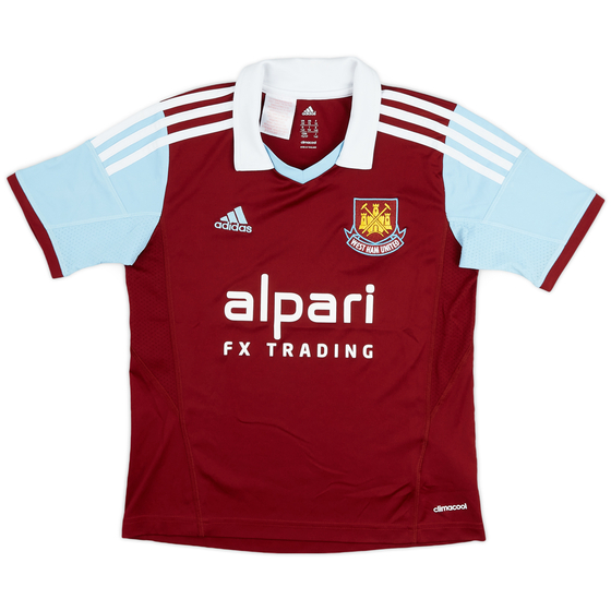 2013-14 West Ham Home Shirt - 9/10 - (M.Boys)