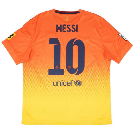 2012-13 Barcelona Away Shirt Messi #10 - 9/10 - (XL)