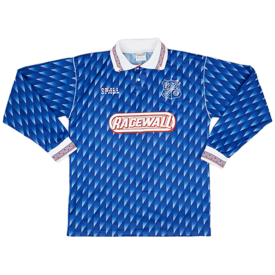 1991-93 Cowdenbeath Home L/S Shirt - 9/10 - (M)