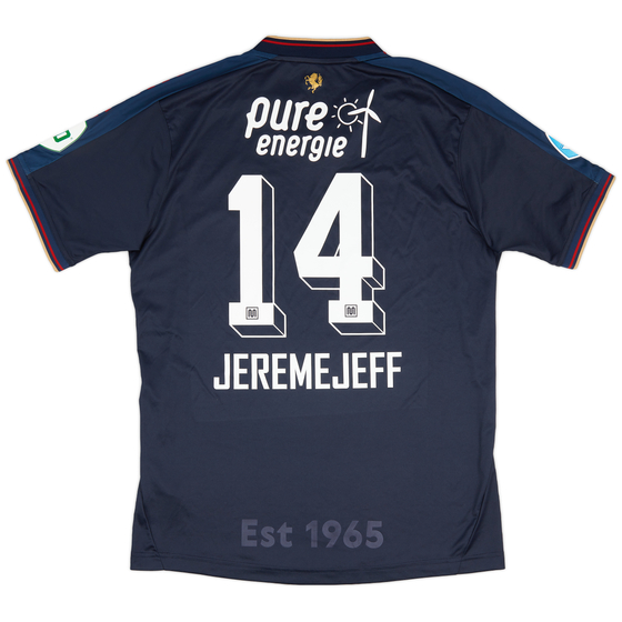 2020-21 FC Twente Match Issue Away Shirt Jeremejeff #14