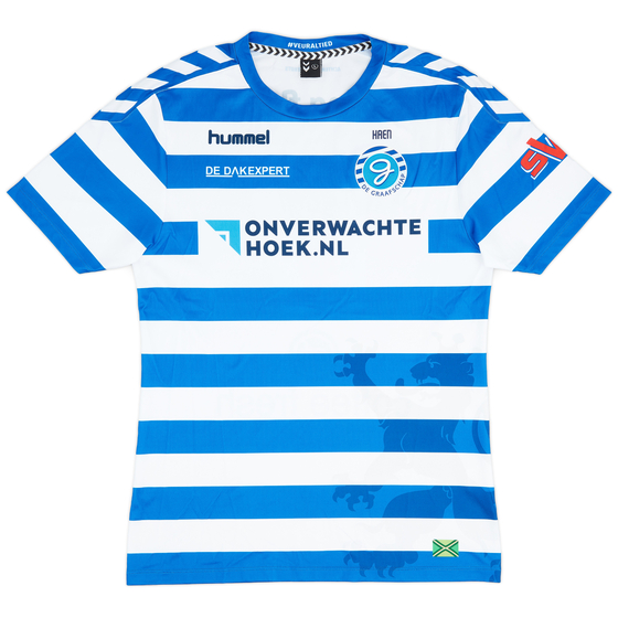 2022-23 De Graafschap Match Issue Home Shirt #17 (Haen)