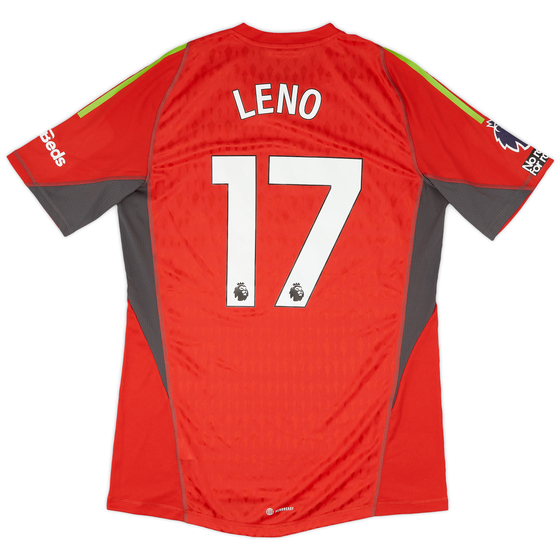 2023-24 Fulham Match Issue GK Shirt Leno #17