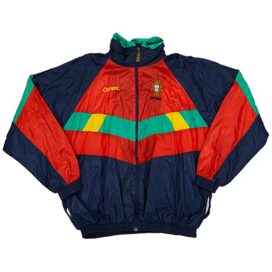 1995-96 Portugal Olympic Track Jacket - 7/10 - (XL)