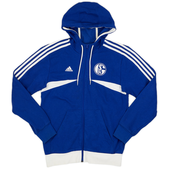 2013-14 Schalke adidas Hooded Zip Jacket - 8/10 - (S)