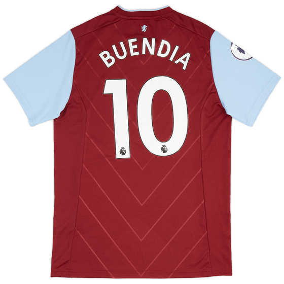 2022-23 Aston Villa Home Shirt Buendia #10 - 8/10 - M