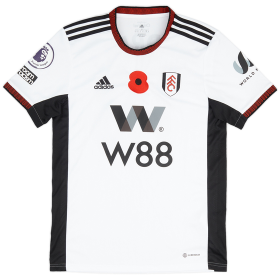 2022-23 Fulham Match Issue Home Shirt Andreas #18