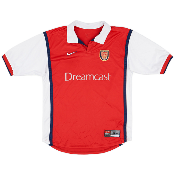 1999-00 Arsenal Home Shirt - 6/10 - (XL.Boys)
