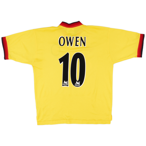 1997-99 Liverpool Away Shirt Owen #10 - 8/10 - (L)
