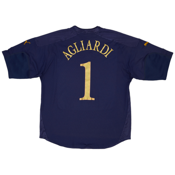 2004-06 Italy GK Shirt Agliardi #1 - 6/10 - (XL)