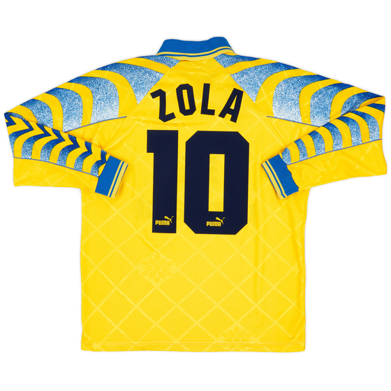 1995-96 Parma Third L/S Shirt Zola #10 - 8/10 - (S)