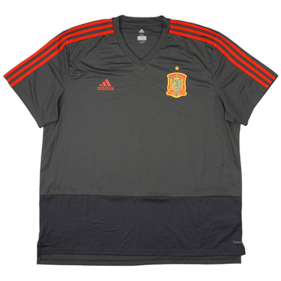 2017-18 Spain adidas Training Shirt - 8/10 - (XXL)