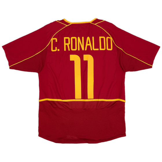 2002-04 Portugal Home Shirt C.Ronaldo #11 - 8/10 - (S)