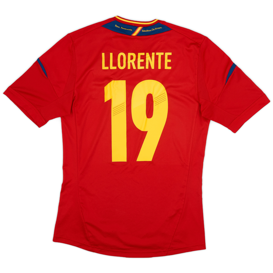 2011-12 Spain Home Shirt Llorente #19 - 8/10 - (S)