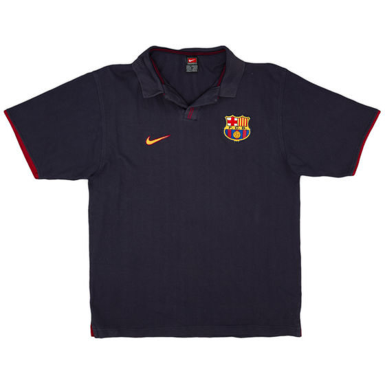 2000-01 Barcelona Nike Polo Shirt - 7/10 - (M)