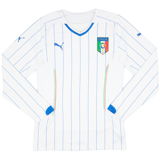 2014-15 Italy Player Issue Away L/S Shirt - 9/10 - (M)