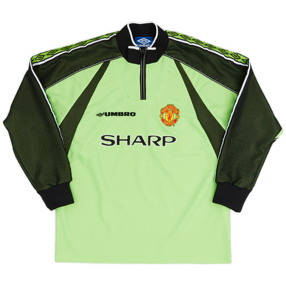1998-99 Manchester United GK Shirt - 9/10 - (L.Boys)