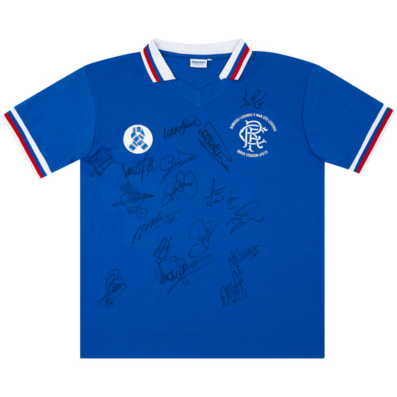 2013 Rangers Legends Match Worn Signed Home Shirt Durie #10 (v Man United Legends)