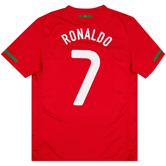 2010-11 Portugal Home Shirt Ronaldo #7
