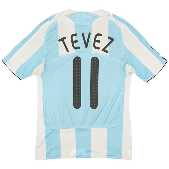 2007-09 Argentina Home Shirt Tevez #11 - 4/10 - (S)