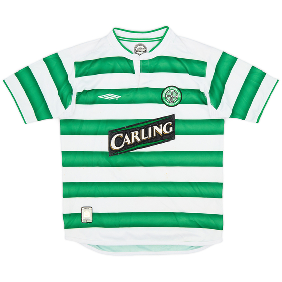 2003-04 Celtic Home Shirt - 4/10 - (M.Boys)