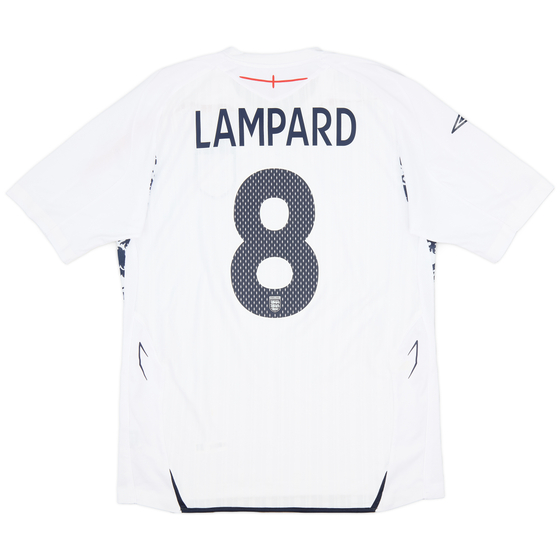 2007-09 England Home Shirt Lampard #8 - 8/10 - (L)