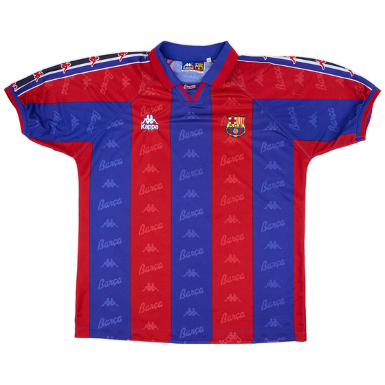 1995-97 Barcelona Home Shirt - 8/10 - (XL)