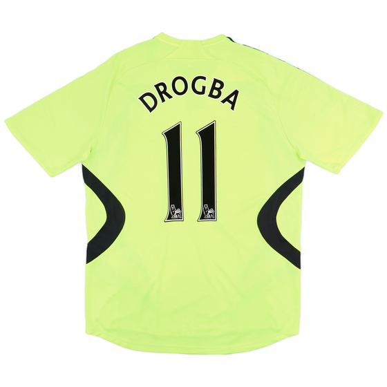 2007-08 Chelsea Away Shirt Drogba #11 - 7/10 - (L)