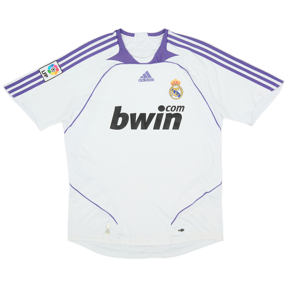 2007-08 Real Madrid Home Shirt - 6/10 - (M)