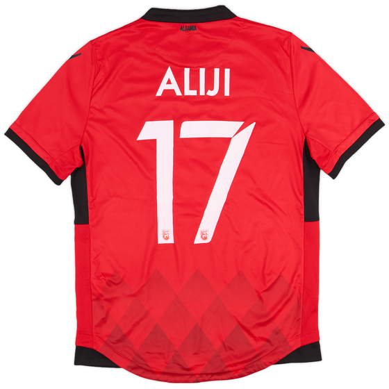 2017-18 Albania Home Shirt Aliji #17 - 9/10 - (M)