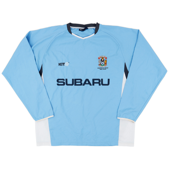 2004-05 Coventry 'Highfield Road' Home L/S Shirt #12 - 8/10 - (XL)