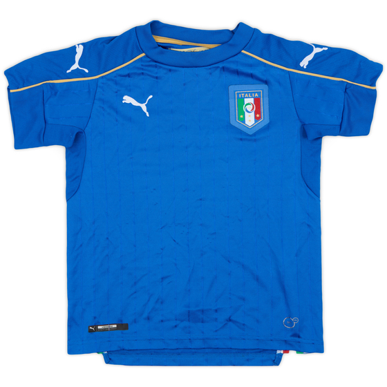 2016-17 Italy Home Shirt - 8/10 - (7-8 Years)