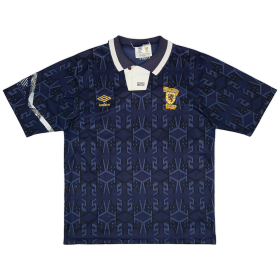 1991-94 Scotland Home Shirt - 8/10 - (L)