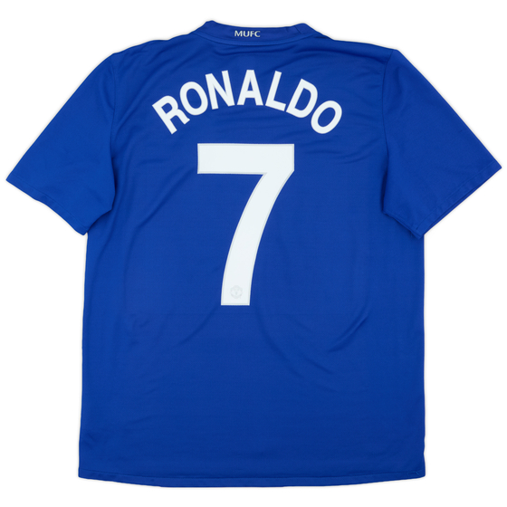 2008-09 Manchester United Third Shirt Ronaldo #7- 6/10 - (L)