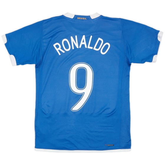 2006-07 Brazil Away Shirt Ronaldo #9 - 6/10 - (M)