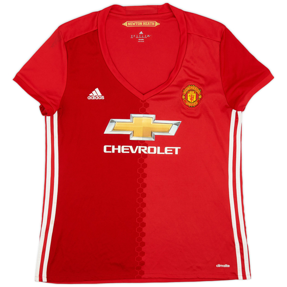 2016-17 Manchester United Home Shirt - 9/10 - (Women's XL)
