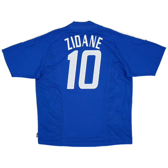 2002-04 France Home Shirt Zidane #10 (XL)