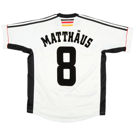 1998-00 Germany Home Shirt Matthaus #8 - 9/10 - (XL.Boys)