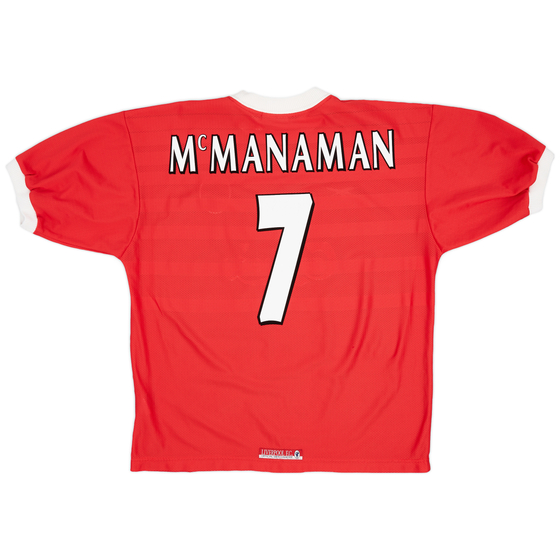 1998-00 Liverpool Home Shirt McManaman #7 - 8/10 - (L)