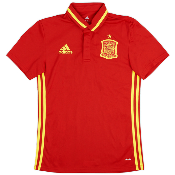 2016-17 Spain adidas Polo Shirt - 10/10 - (S)