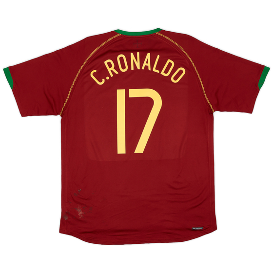 2006-08 Portugal Home Shirt C.Ronaldo #17 - 5/10 - (XL)