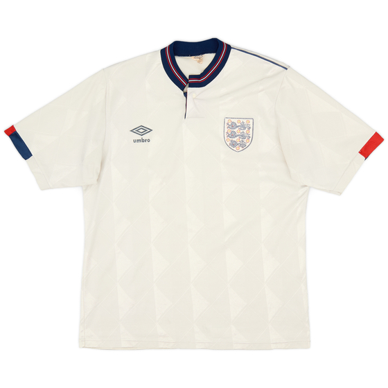 1987-90 England Home Shirt - 6/10 - (M)